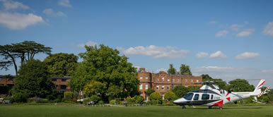 Helicopter Charter The Grove Hotel and Golf Resort