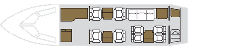 challenger-604-day-config ► Charter-A Ltd Day time cabin configuration