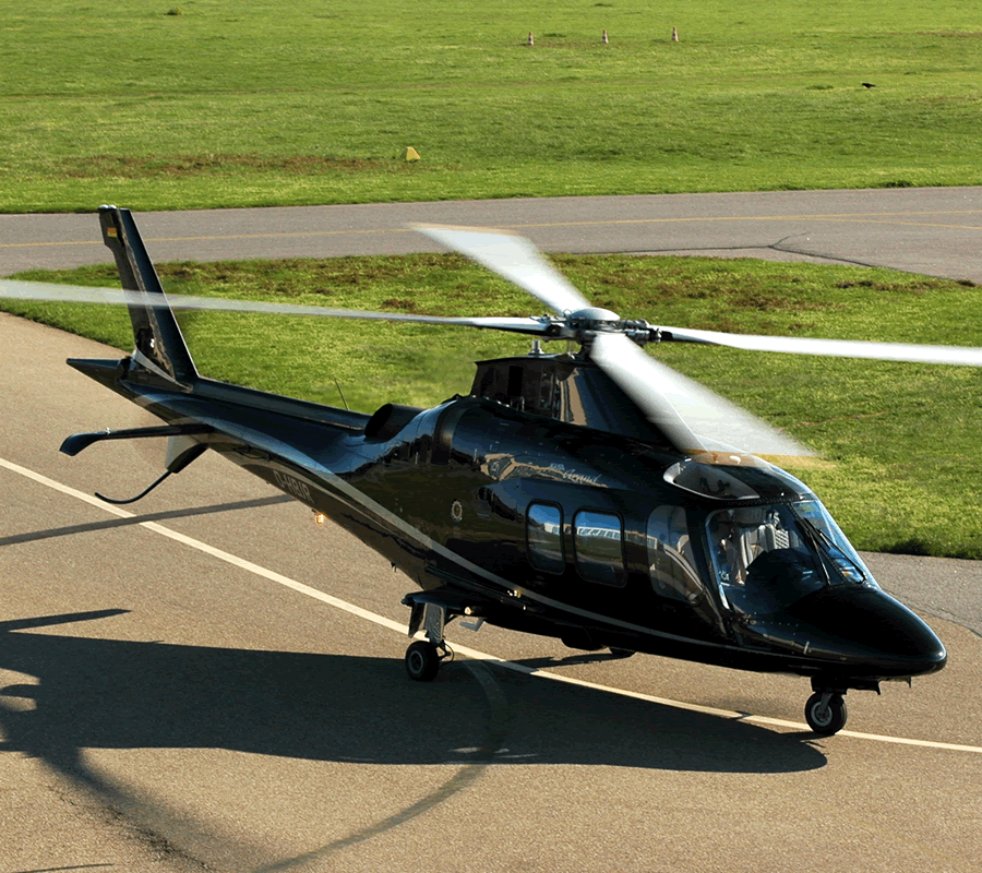 Agusta 109 Grand Helicopter Glastonbury 6 seat