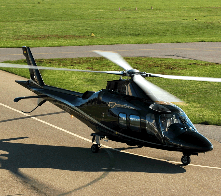 Agusta 109 Grand Helicopter Glastonbury 6 seat ► Charter-A Ltd Agusta 109 Grand Helicopter Glastonbury 6 seat
