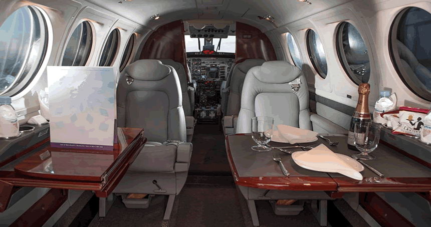 Charter King Air 200 Interior Charter A Ltd