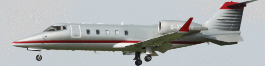 Learjet 60 charter jet