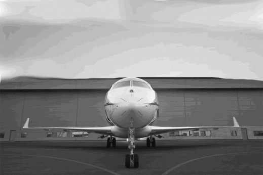 Global 5000 private jet
