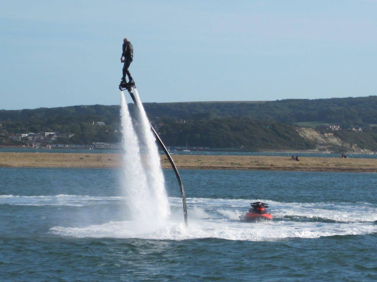 Fly boarding and Jet Ski