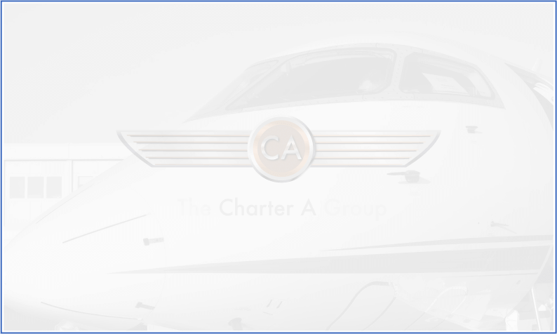Private Jet with Charter-A Logo
