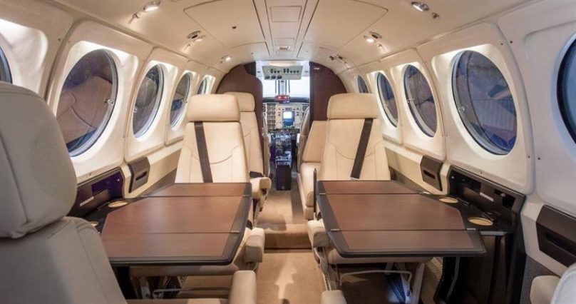 King Air 200 Interior