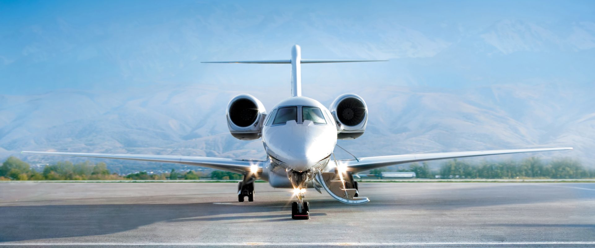 Private jet sicily