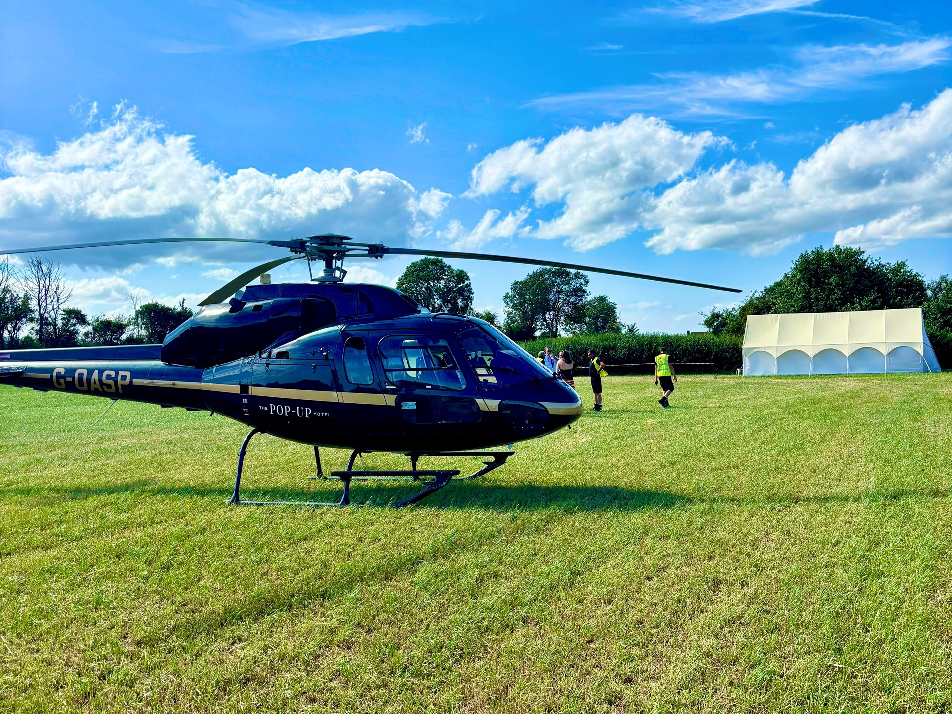Charter-a ltd charter-a’s exclusive heli transfers at glastonbury 2025