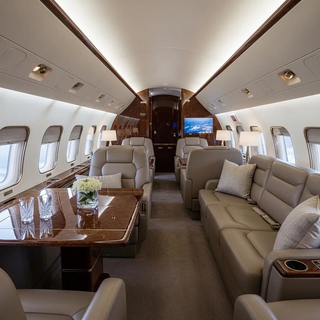 luxurious-private-jet-interior-highlighting-comfort-and-exclusivity-a91e166b-b8c0-499a-8147-3bfc7af4b936webp ► Charter-A Ltd Charter-a ltd luxurious private jet interior highlighting comfort and exclusivity