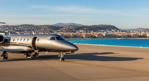 Luxury Private Jet Charters to Nice
