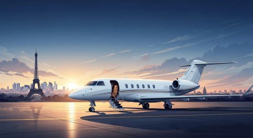 Luxury Private Jet Charters to Paris