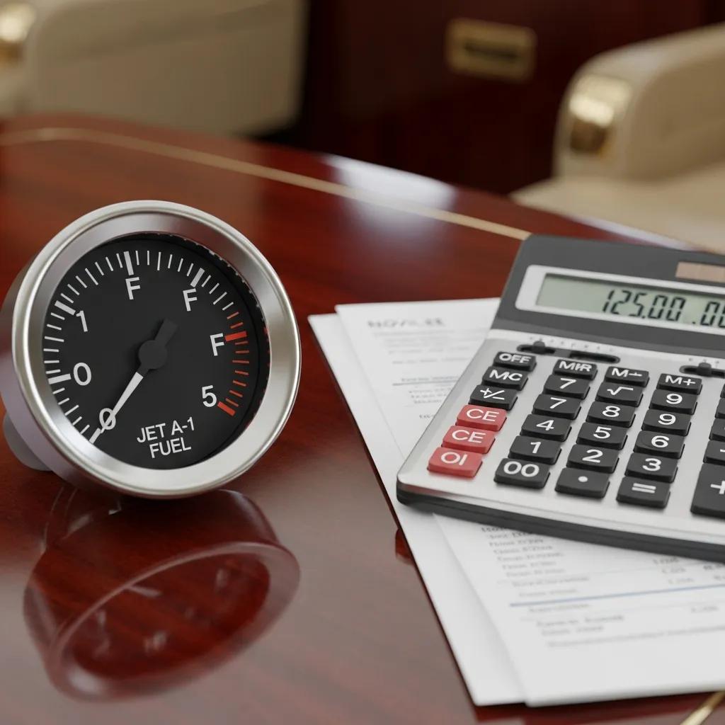 close-up-of-fuel-gauge-and-calculator-illustrating-hidden-costs-in-private-jet-charter-867b5e51-114e-4a4f-8e77-2cb11569f131webp ► Charter-A Ltd Charter-a ltd fuel gauge and calculator close-up to illustrate charter cost components